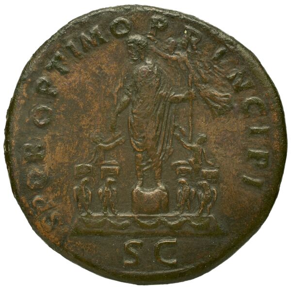 RIC II Trajan 551, реверс, bnf_ocre