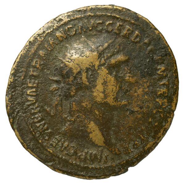 RIC II Trajan 586, аверс, bnf_ocre