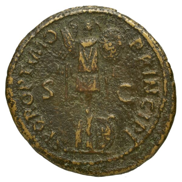 RIC II Trajan 586, реверс, bnf_ocre