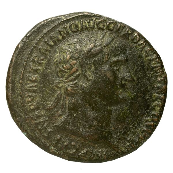 аверс RIC II Trajan 584 (as)