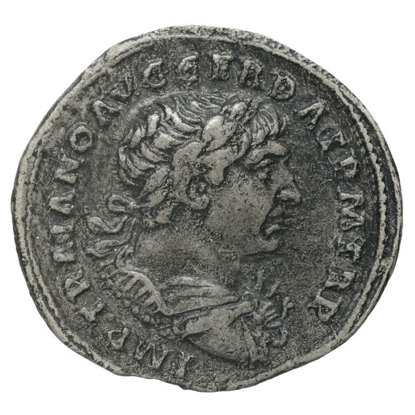 RIC II Trajan 112, аверс, bnf_ocre