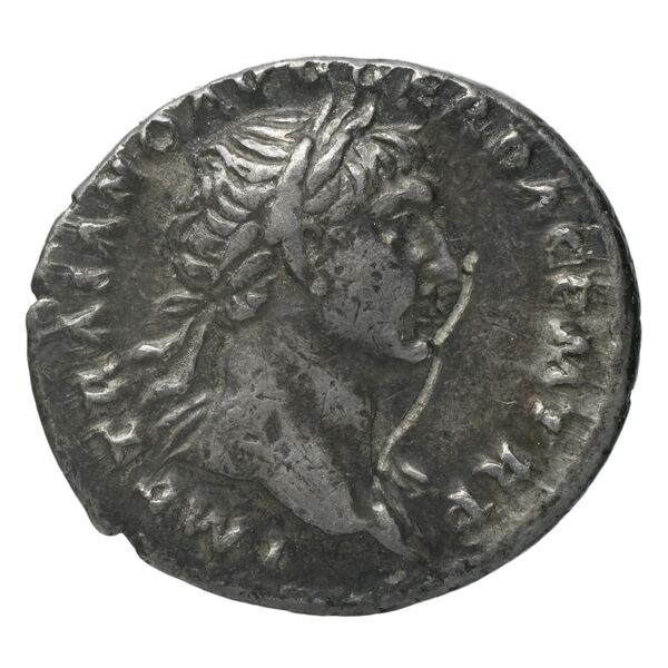 RIC II Trajan 114, аверс, bnf_ocre