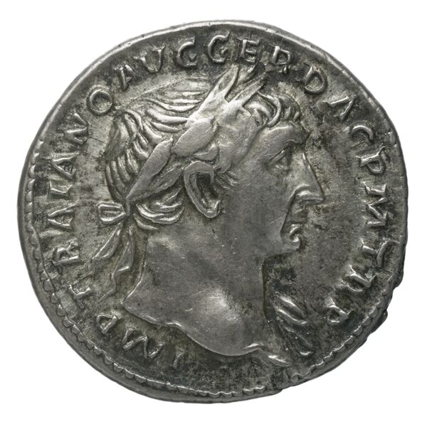 RIC II Trajan 127, аверс, bnf_ocre