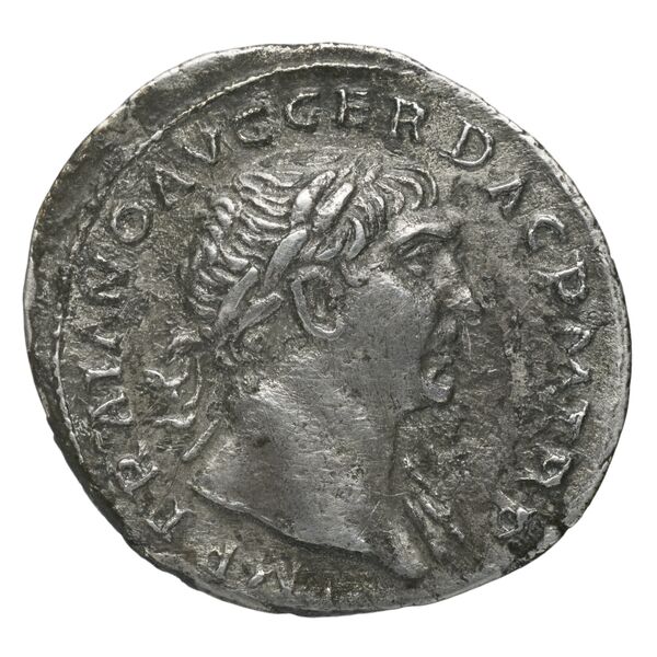 RIC II Trajan 127, аверс, bnf_ocre
