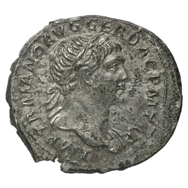 RIC II Trajan 127, аверс, bnf_ocre