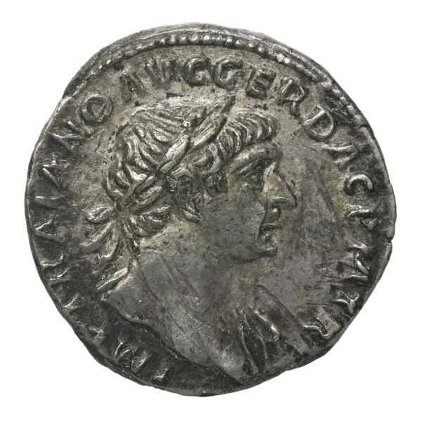 RIC II Trajan 133, аверс, bnf_ocre