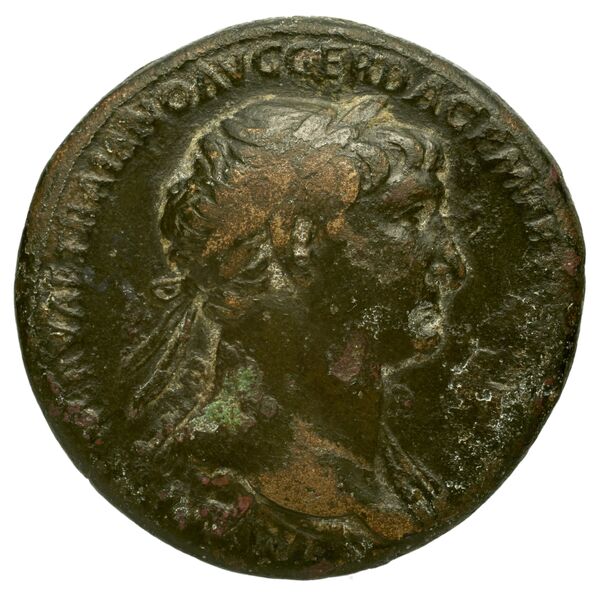 аверс RIC II Trajan 510 (sestertius)