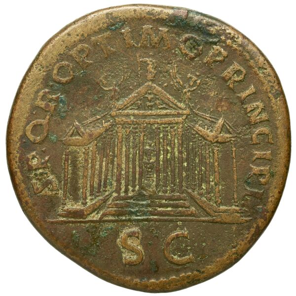 реверс RIC II Trajan 577 (sestertius)