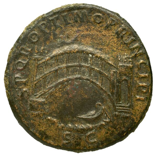 реверс RIC II Trajan 569 (sestertius)