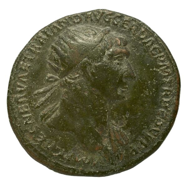 RIC II Trajan 494, аверс, bnf_ocre