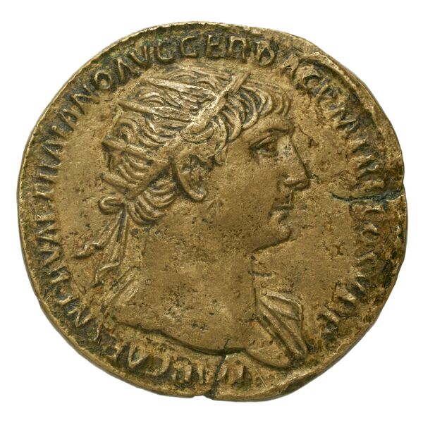 RIC II Trajan 533, аверс, bnf_ocre