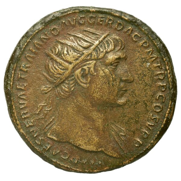 RIC II Trajan 570, аверс, bnf_ocre