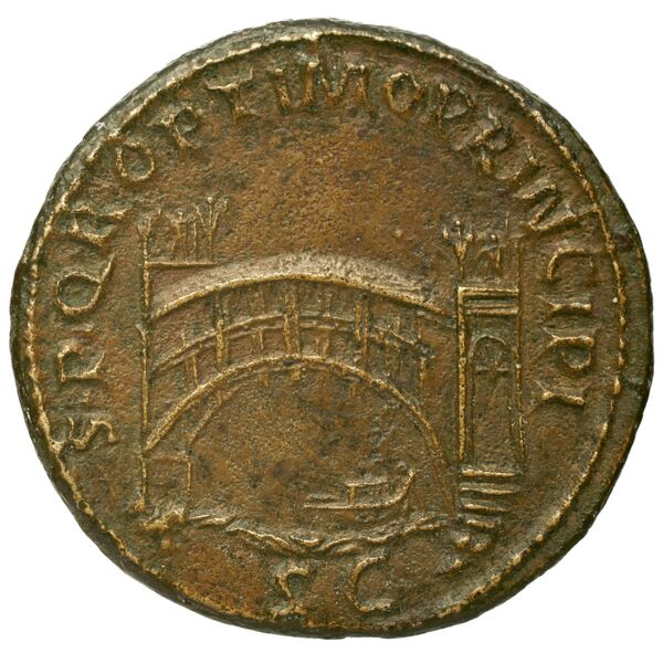 RIC II Trajan 570, реверс, bnf_ocre