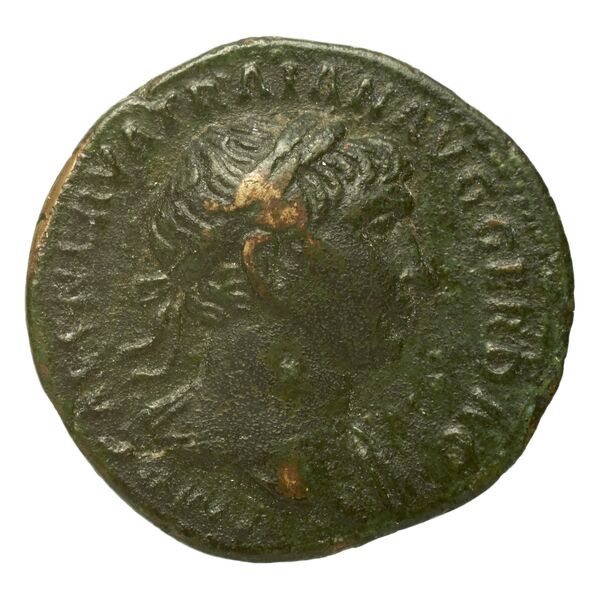 RIC II Trajan 688, аверс, bnf_ocre