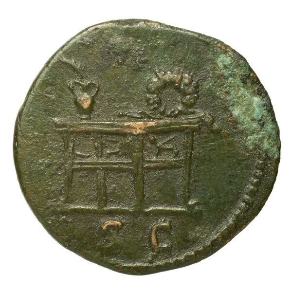 RIC II Trajan 688, реверс, bnf_ocre