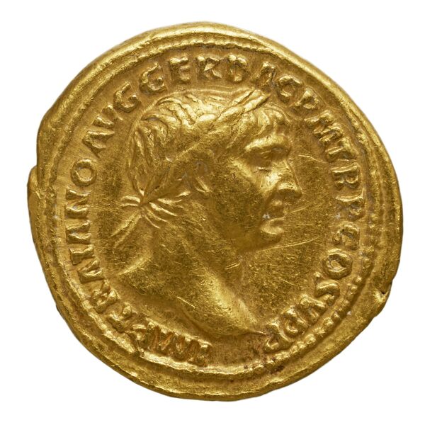 RIC II Trajan 192, аверс, bnf_ocre