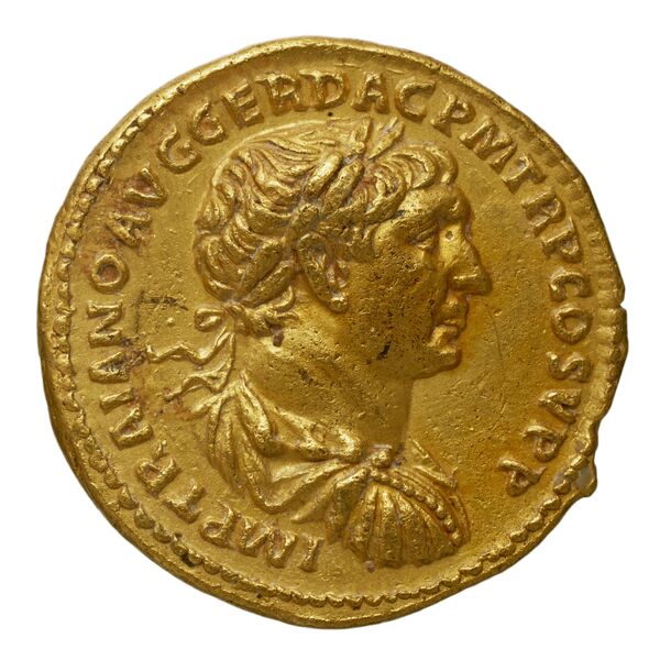 RIC II Trajan 150, аверс, bnf_ocre