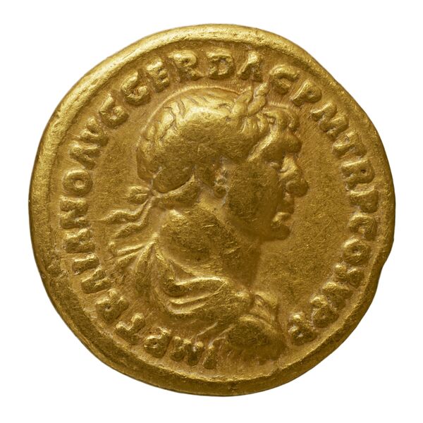 RIC II Trajan 150, аверс, bnf_ocre