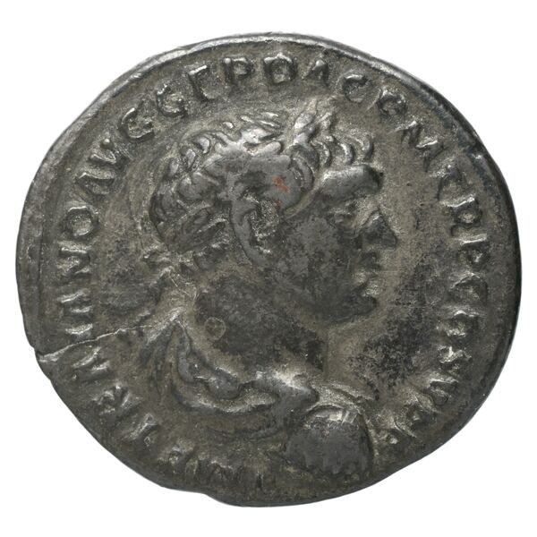 RIC II Trajan 158, аверс, bnf_ocre