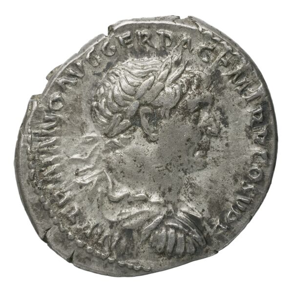 RIC II Trajan 189, аверс, bnf_ocre