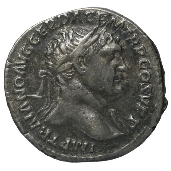 RIC II Trajan 204, аверс, bnf_ocre