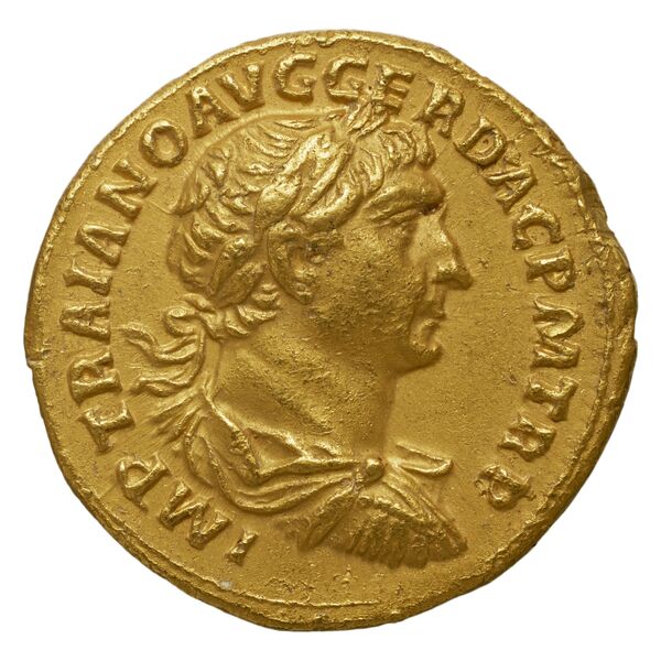 RIC II Trajan 113, аверс, bnf_ocre