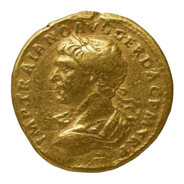 RIC II Trajan 143, аверс, bnf_ocre