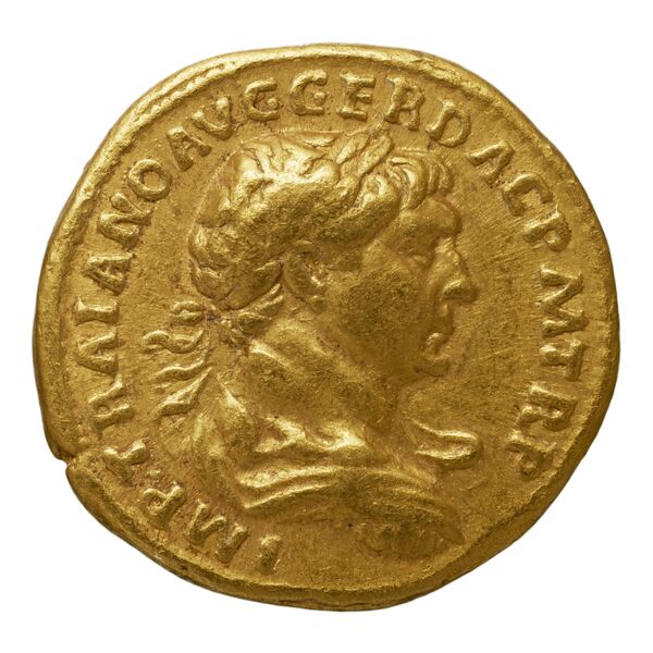 RIC II Trajan 123, аверс, bnf_ocre