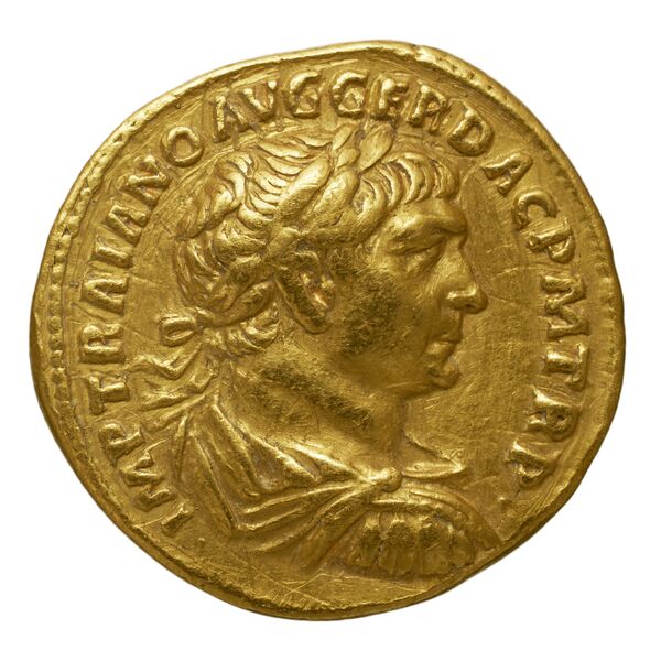 RIC II Trajan 123, аверс, bnf_ocre