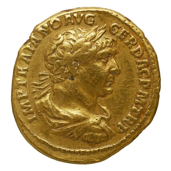 RIC II Trajan 93, аверс, bnf_ocre