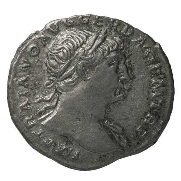 RIC II Trajan 126, аверс, bnf_ocre