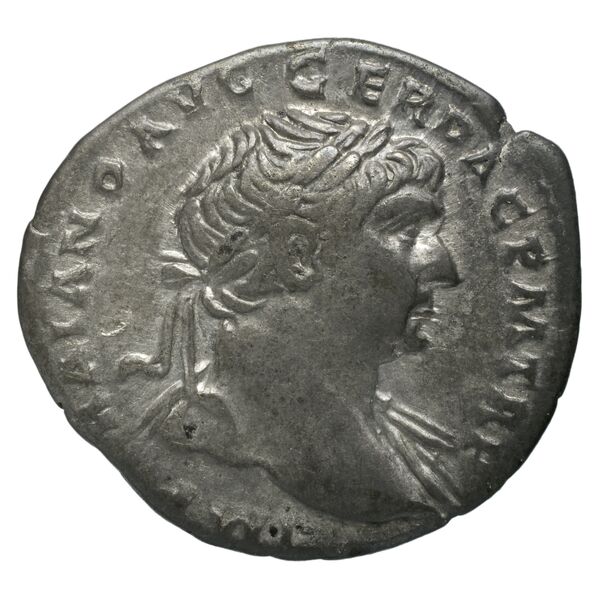RIC II Trajan 126, аверс, bnf_ocre
