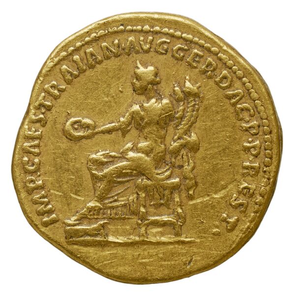RIC II Trajan 823, реверс, bnf_ocre