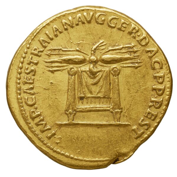RIC II Trajan 833, реверс, bnf_ocre