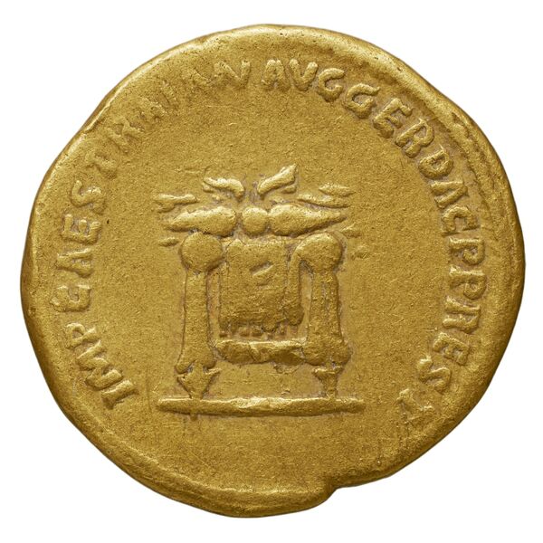 RIC II Trajan 833, реверс, bnf_ocre