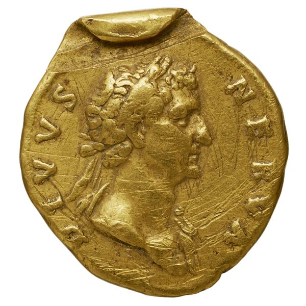 RIC II Trajan 835, аверс, bnf_ocre