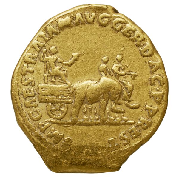 RIC II Trajan 835, реверс, bnf_ocre