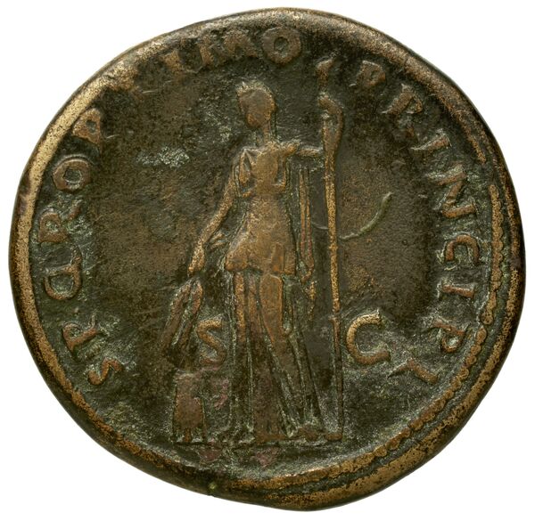 реверс RIC II Trajan 479 (sestertius)