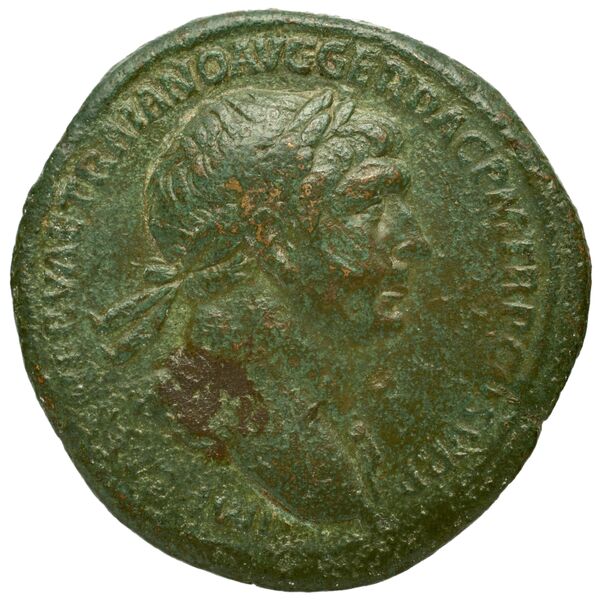 RIC II Trajan 497 (sestertius), аверс, bnf_ocre