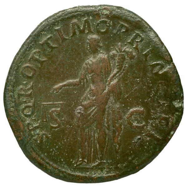 RIC II Trajan 497 (sestertius), реверс, bnf_ocre