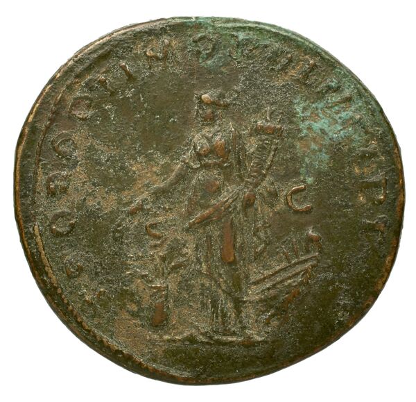 реверс RIC II Trajan 492 (sestertius)