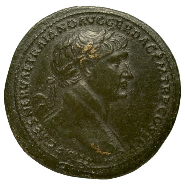RIC II Trajan 492 (sestertius), аверс, bnf_ocre
