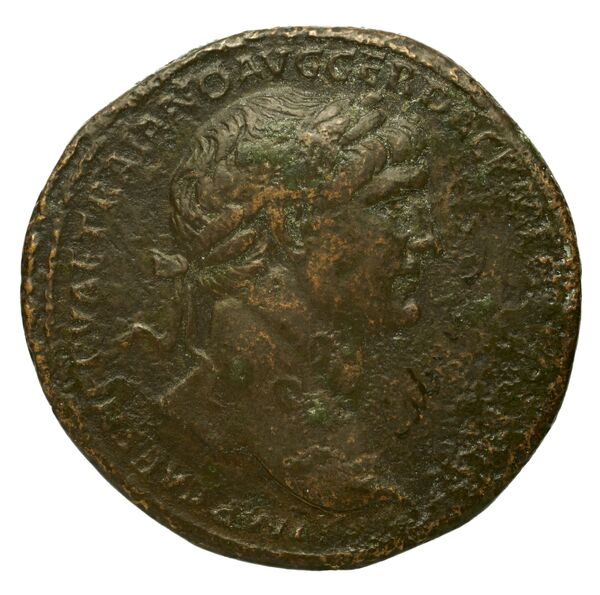 аверс RIC II Trajan 463 (sestertius)