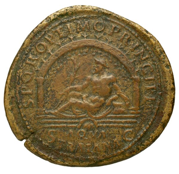 RIC II Trajan 463 (sestertius), реверс, bnf_ocre