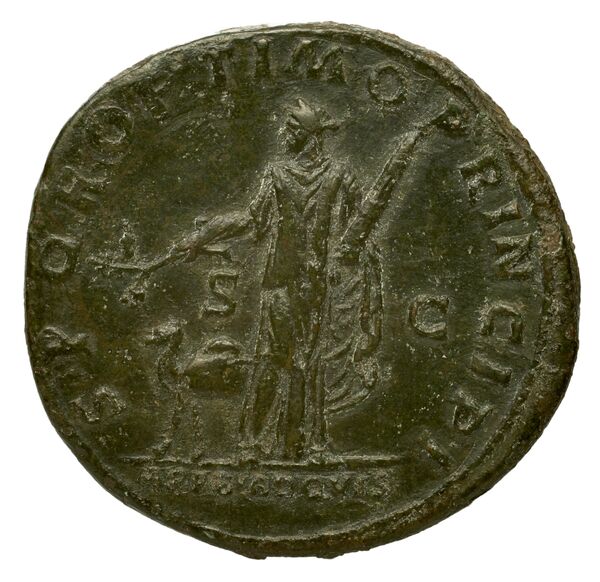 реверс RIC II Trajan 466 (sestertius)