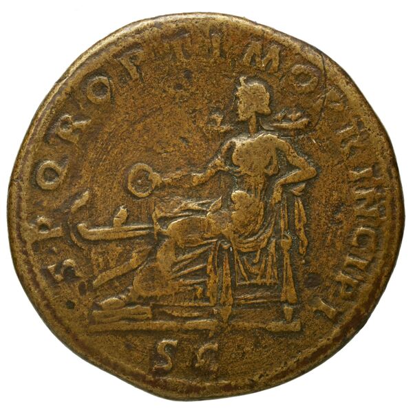 RIC II Trajan 515 (sestertius), реверс, bnf_ocre