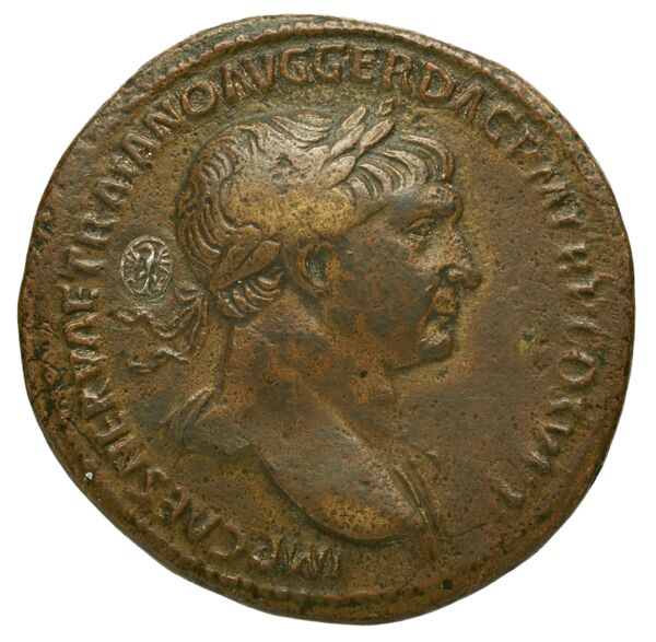 RIC II Trajan 527, аверс, bnf_ocre