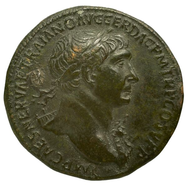 RIC II Trajan 528, аверс, BnF (Bibliothèque nationale de France)