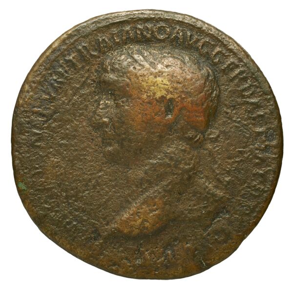 RIC II Trajan 528, аверс, BnF (Bibliothèque nationale de France)