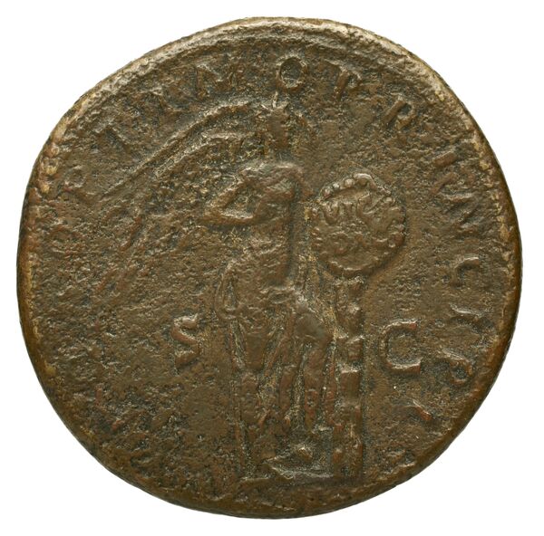 RIC II Trajan 528, реверс, BnF (Bibliothèque nationale de France)
